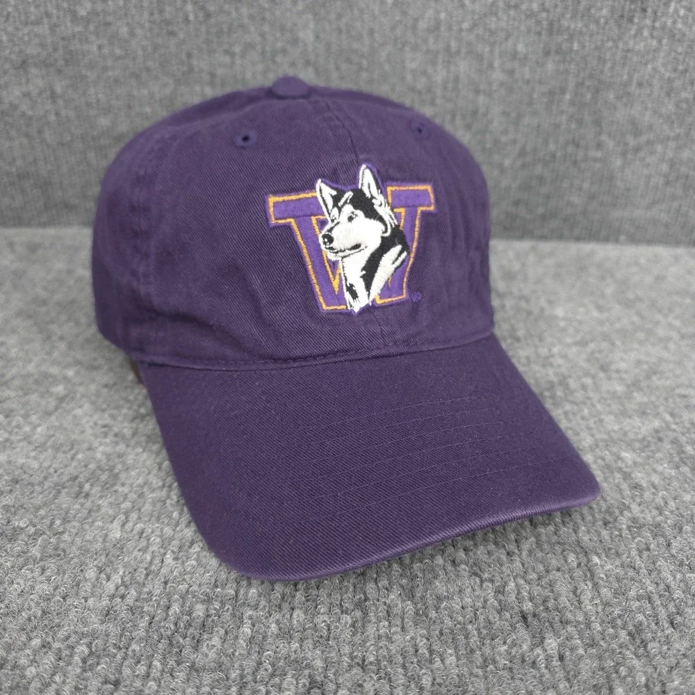 Washington Huskies Hat Cap Strap Back Adjustable Purple NCAA Football Zephyr Men